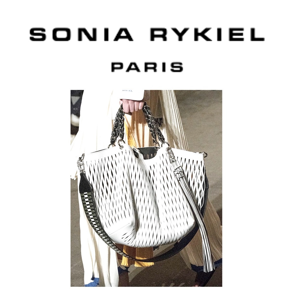 Sonia Rykiel
Panier Le Baltard Basket White Leather Tote
